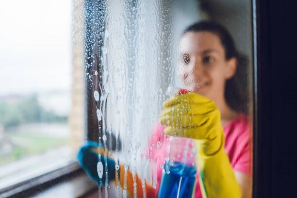 windows cleaning and glass surfaces