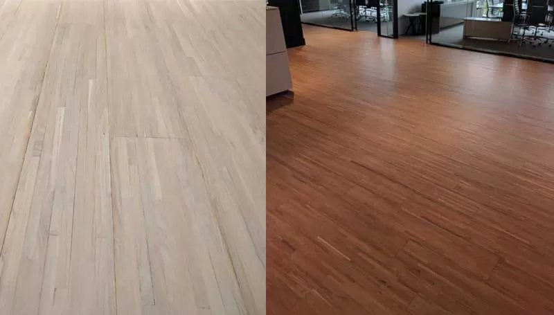 How to clean construction dust from hardwood floors?