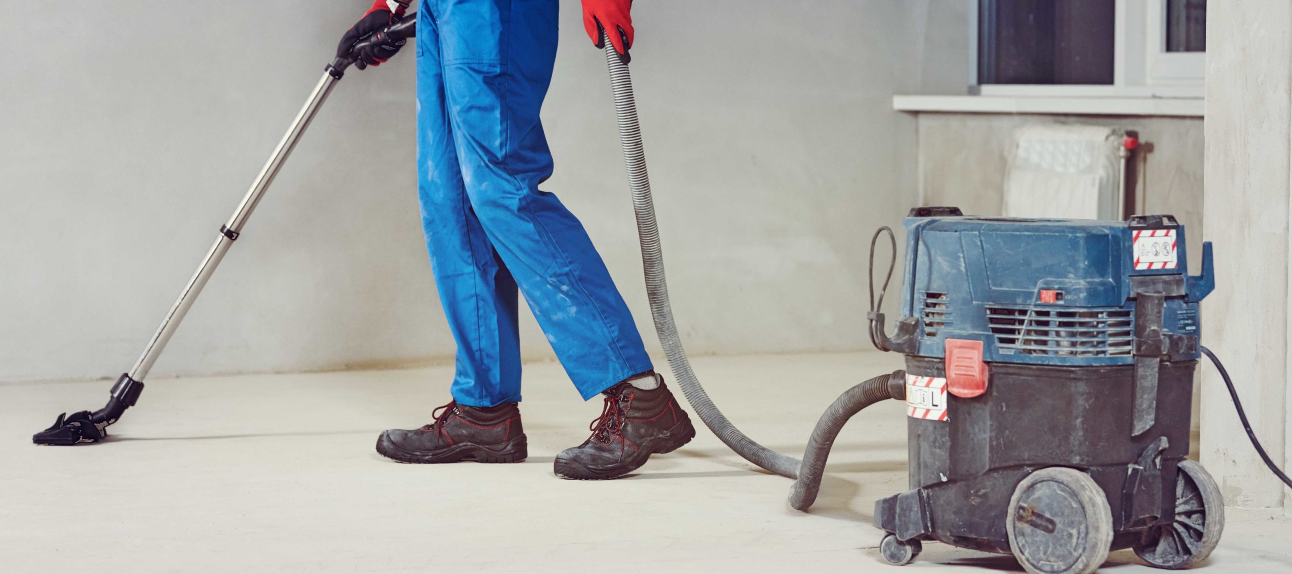 Post construction cleaning supplies & checklist of the equipment