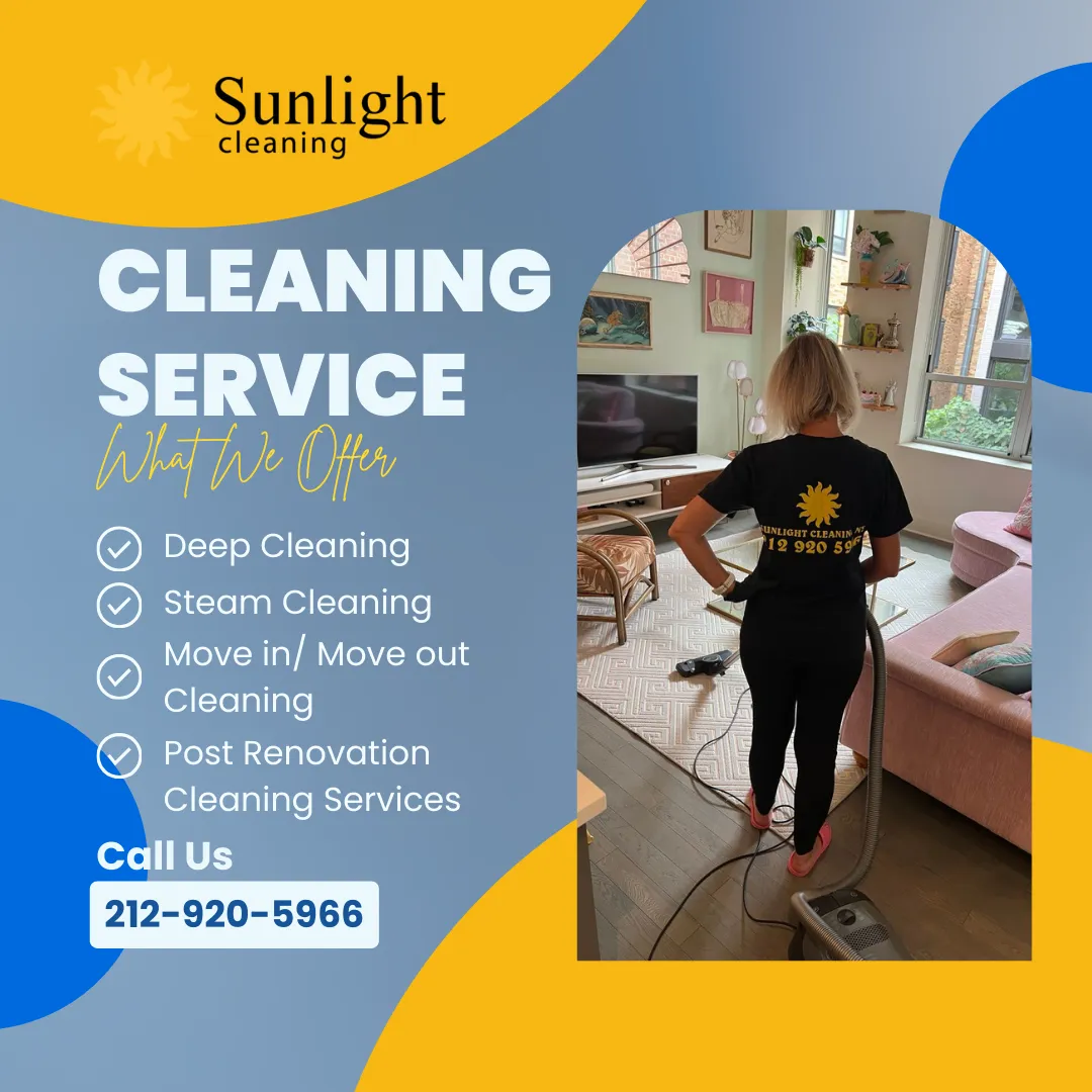 Sunlight Cleaning Offer Post - Steam Cleaning, Post Renovation move in out
